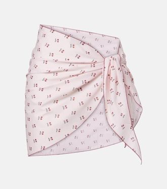 Montce Swim Cherries cotton beach cover-up