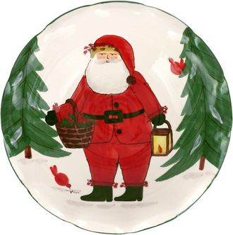 Vietri Vietri Old St. Nick Pedestal Fruit Bowl With $33 Credit