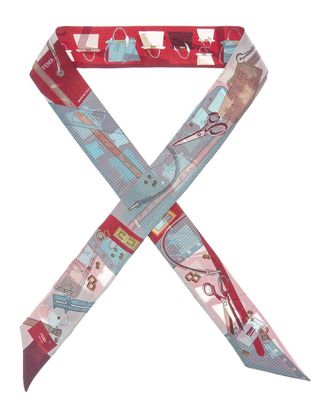 Fendi Fendi Wrappy Silk Neckbow