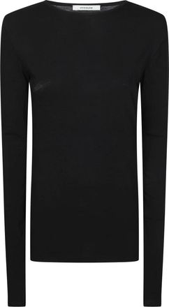 Entire studios T-Shirt Lange Mouw - Dames - Longsleeves - Zwart - S - Tops