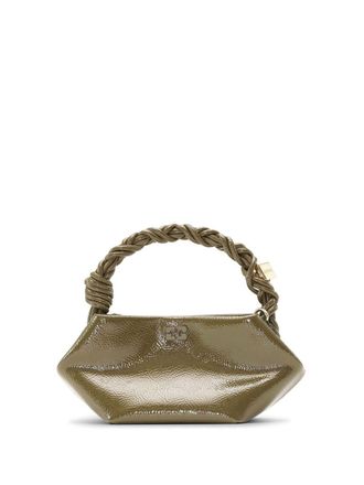 Ganni Bou mini bag - women - Polyester/Polyurethane/Recycled Leather - One Size - Green