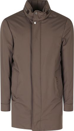 Moorer Mink Bracci Skt Polyester High-Neck Jacket