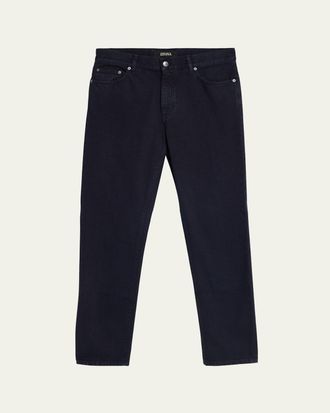 Ermenegildo Zegna Mens Cotton Slim Fit Five-Pocket Pants