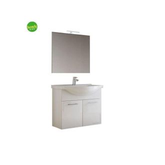 Savini composizione Bagno Sole Savini 80cm Bianco Lucido