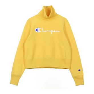 Champion Gele Turtle Neck Sweatshirt - Dames - Sweatshirts - Geel - XL - Katoen - Hoodies & sweatvesten
