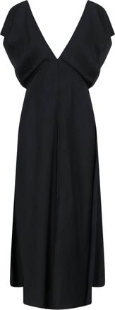 Jil Sander V-neck Maxi Dress