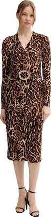 Joseph Ribkoff Jurk met dierenprint - Dames - Casual kleedjes - Veelkleurig - 2XL - Kleedjes