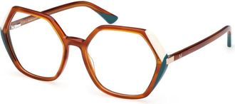 Guess Geometric Frame - unisex - Brillen - Veelkleurig - 55 MM - Accessoires