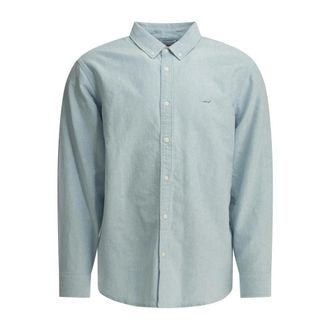 Levi's Authentiek Button-Down Overhemd - Heren - Casual Overhemden - Blauw - M - Katoen - Overhemden