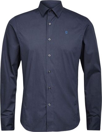 G-Star Mens Hemd - Blue Cotton - Size X-Small