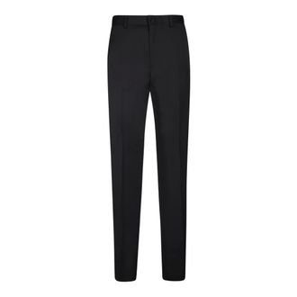 Lanvin Black Tailored Tuxedo Trousers - male - Lanvin - Slim-fit Trousers - Black - M - Trousers