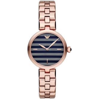 Emporio Armani AR11220 Ros&eacute;goud Staal 316 L Analoog Kwartshorloge Dameshorloge