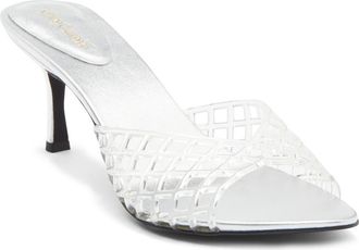 Jeffrey Campbell Seablue Jelly Slide Sandal in Clr Slvr at Nordstrom, Size 8.5