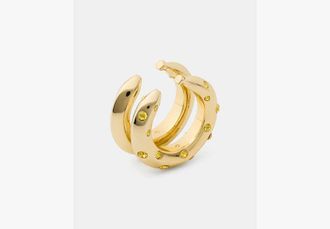 Kate Spade New York Summer Daze Banana Stacked Rings