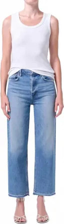 A Gold E Ren High Rise Wide Leg Jean In Measure
