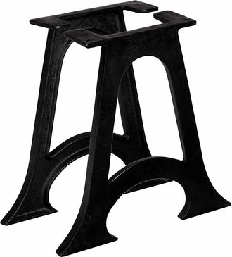 vidaXL Patas Mesa De Comedor En A Hierro Fundido Base Arqueada 2 Uds Vidaxl
