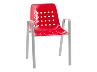 Schubiger M&ouml;bel Gartenstuhl Bermuda mit Armlehne Rundoval