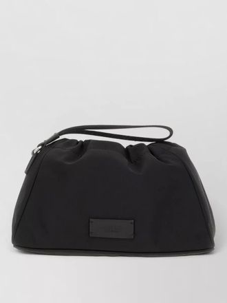 Moncler nylon blend clutch pouch top handle