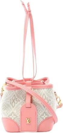 Louis Vuitton Pre-owned Bucket Bags, female, Pink, Size: ONE SIZE Pre-owned Canvas louis-vuitton-bags