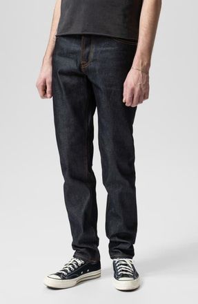 Nudie Jeans Steady Eddie II Regular Fit Tapered Leg Jeans in Dry Heavy at Nordstrom, Size 28 X 32