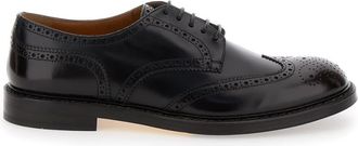 Doucal's Dark Brown Oxford Shoes