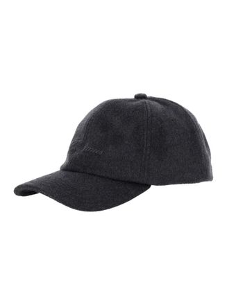 Jacquemus Dark Grey Embroidered Baseball Hat