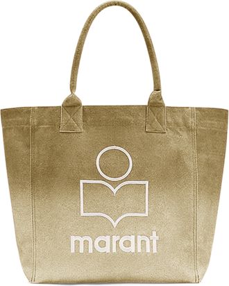 Isabel Marant Small Yenky-Gb Rectangular Cotton Tote Bag