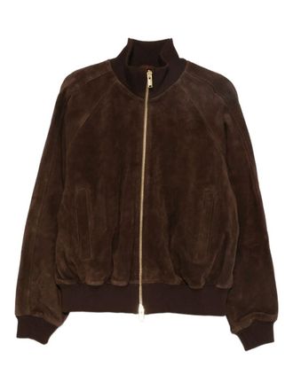 Baracuta Giacca Sportiva Roughout In Pelle Scamosciata-Uomo
