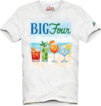 Saint Barth Denver T-shirt - Heren - T-shirts - Wit - S - Katoen - Tops