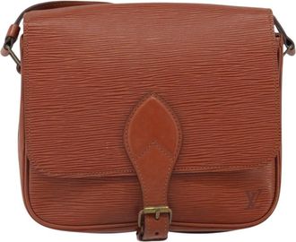 Louis Vuitton Cartouchiere Epi Leather Brown Leather Handbag (Pre-Owned)