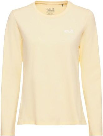 Jack Wolfskin Trail L/S Funktionsshirt f&uuml;r Damen | beige
