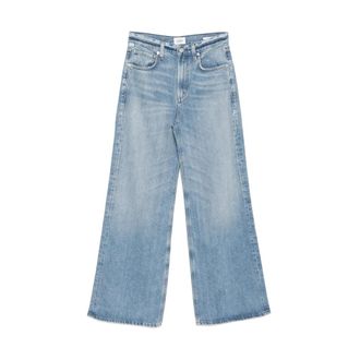 Citizens Of Humanity Wide Jeans, female, Blue, Size: W26 Light Blue Classic Five-Pocket Jeans