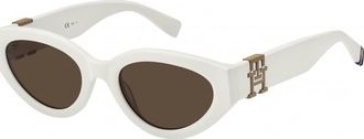 Tommy Hilfiger Womens TH-1957-S-SZJ TH 1957 54 SZJ Sunglasses - Grey - One Size