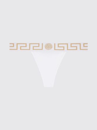 Versace Slip in cotone con Greca