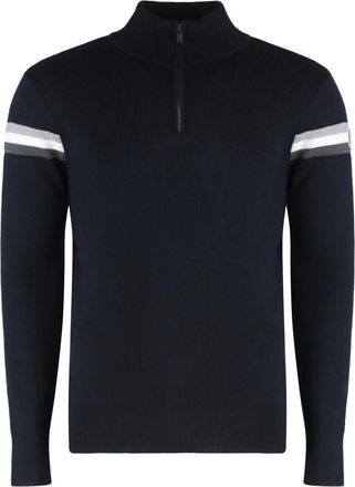 Fusalp Wengen Turtleneck Sweater - Heren - Coltruien - Blauw - S - Wol - Truien & Vesten