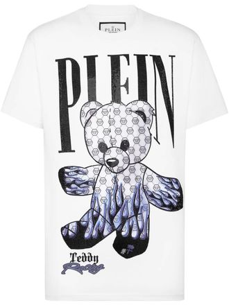 Philipp Plein Teddy Bear T-shirt - White