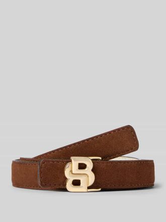 HUGO BOSS G&uuml;rtel aus echtem Rindsleder Modell B_ICON-G_SR20_SDP in Mittelbraun, Gr&ouml;&szlig;e 100