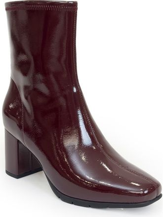 Aerosoles Miley Heeled Boot - Wide Width Available in Merlot Crinkle Patent at Nordstrom Rack, Size 6.5