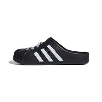 adidas Adilette Clogs Black White JH9848