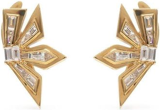 Stephen Webster 18kt yellow gold Cascade diamond earring - women - Diamond/18kt White Gold - One Size