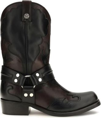 Versace Black Sylvester Boots