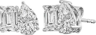 House of Brilliance Haus Of Brilliance 14K 2.00 Ct. Tw. Lab-Grown Diamond Stud Earrings