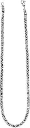 Lagos Sterling Silver Caviar Chain Necklace at Nordstrom, Size 16 In