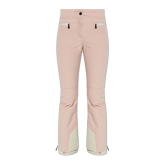 Moncler Ski Trouses, female, Pink, Size: S Ski Trousers