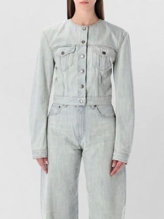 Haikure shirley jacket chest pockets fitted waist