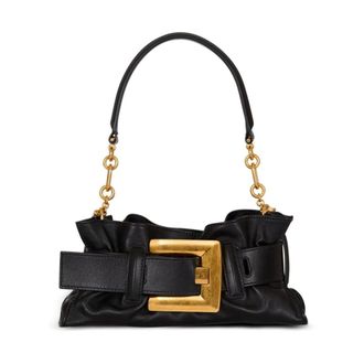 Balmain Mini Anthem Shoulder Bag - female - Balmain - Shoulder Bags - Black - ONE SIZE - Bags