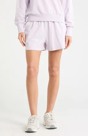 Zella Relay Terry Shorts in Purple Hush at Nordstrom Rack, Size X-Small