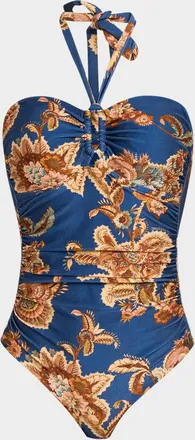 Zimmermann Aster Wide Link One-Piece Swimsuit