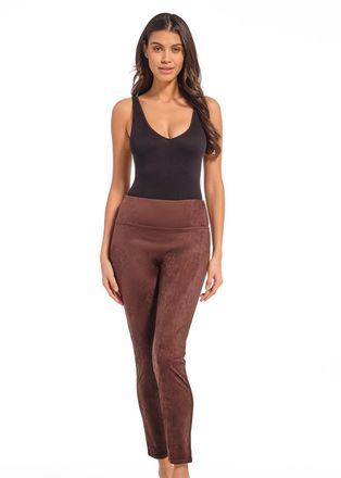Magic Bodyfashion Leggings MAGIC BODYFASHION Hi-Waist Slim Tights, Damen, Gr. XXL, N-Gr, chocolate, Obermaterial: 80% Polyamid, 20% Elasthan, eng lang, Hosen Leggings, 