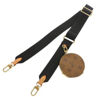 Louis Vuitton Black Brown Monogram Monogram Canvas Coin Purse/Coin Case (Pre-Owned)